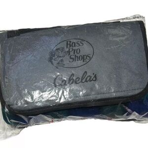 Bass Pro Shop Plaid Cabela’s Brand Throw Blanket NWOT